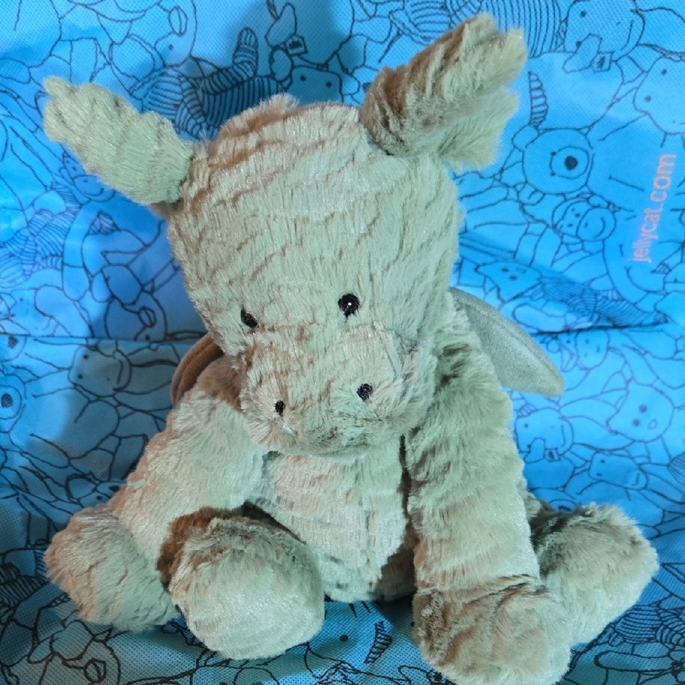 NWT Jellycat M. Fuddlewuddle Dragon W/ Dust Bag